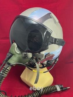 F-16 Falcon Pilot Flight Helmet Hgu-55 With Mbu-12 Gentex Oxygen Mask