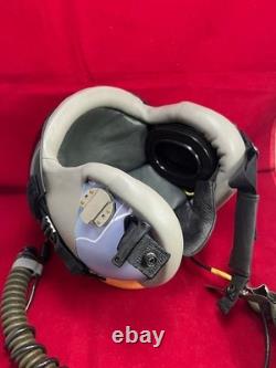 F-16 Falcon Pilot Flight Helmet Hgu-55 With Mbu-12 Gentex Oxygen Mask