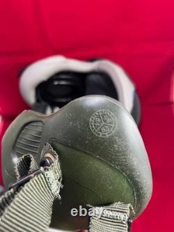 F-16 Falcon Pilot Flight Helmet Hgu-55 With Mbu-12 Gentex Oxygen Mask