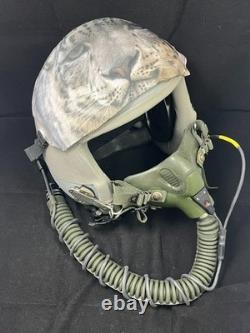 F-18 Hornet Pilot Flight Helmet Hgu-55 With Mbu-12 Gentex Oxygen Mask