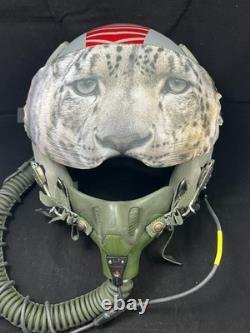 F-18 Hornet Pilot Flight Helmet Hgu-55 With Mbu-12 Gentex Oxygen Mask
