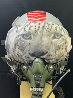 F-18 Hornet Pilot Flight Helmet Hgu-55 With Mbu-12 Gentex Oxygen Mask