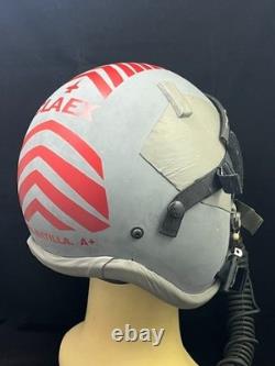 F-18 Hornet Pilot Flight Helmet Hgu-55 With Mbu-12 Gentex Oxygen Mask