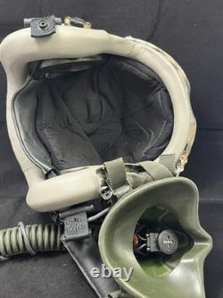 F-18 Hornet Pilot Flight Helmet Hgu-55 With Mbu-12 Gentex Oxygen Mask