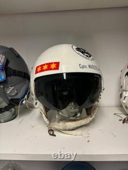 F-4C Phantom pilot HGU-26/P flight helmet Captn Marato A Torrejon AFB Spain