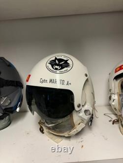 F-4C Phantom pilot HGU-26/P flight helmet Captn Marato A Torrejon AFB Spain