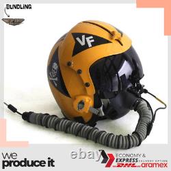 Fighter Jolly Rogers HGU-33 Flight Helmet Movie Prop Pilot Aviator+ MBU Mask Rep