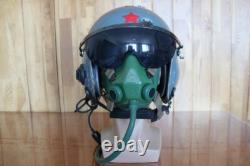 Fighter Pilot Aircraft Aviator Flight Helmet(1#/largest), Sun Visor, Oxygen mask