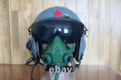 Fighter Pilot Aircraft Aviator Flight Helmet(1#/largest), Sun Visor, Oxygen mask
