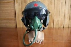 Fighter Pilot Aircraft Aviator Flight Helmet, Black Sun Visor, Face Mask
