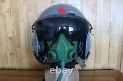 Fighter Pilot Aircraft Aviator Flight Helmet, Black Sun Visor, Face mask