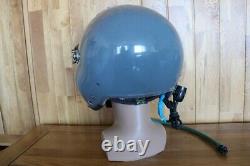 Fighter Pilot Aircraft Aviator Flight Helmet, Black Sun Visor, Face mask