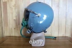 Fighter Pilot Aircraft Aviator Flight Helmet, Black Sun Visor, Face mask