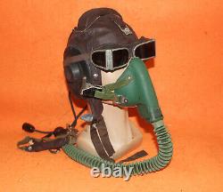 Fighter Pilot Aviation Flight Helmet, Militaria Oxygen Mask Goggles YM-6502