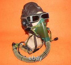 Fighter Pilot Aviation Flight Helmet, Militaria Oxygen Mask YM-6505+ Goggles