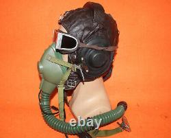 Fighter Pilot Aviation Flight Helmet, Militaria Oxygen Mask YM -6512 1# OO