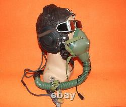 Fighter Pilot Aviation Flight Helmet, Militaria Oxygen Mask YM -6512 1# OO