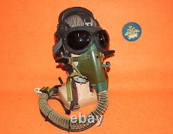 Fighter Pilot Fighting Flight Helmet Air Force Flying Goggles Oxygen Mask 0529