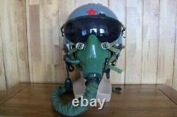 Fighter Pilot Flight Helmet, Oxygen Mask Ym-9915G