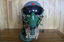 Fighter Pilot Flight Helmet, Oxygen Mask Ym-9915G