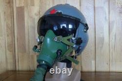 Fighter Pilot Flight Helmet, Oxygen Mask Ym-9915G