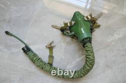 Fighter Pilot Flight Helmet, T Hook Oxygen Mask Bayonets Ym-9915G