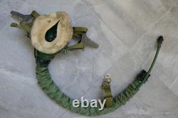 Fighter Pilot Flight Helmet, T Hook Oxygen Mask Bayonets Ym-9915G