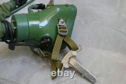 Fighter Pilot Flight Helmet, T Hook Oxygen Mask Bayonets Ym-9915G
