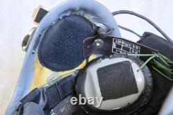 Fighter Pilot Flight Helmet, T Hook Oxygen Mask Bayonets Ym-9915G