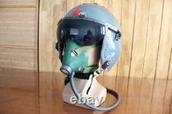 Fighter Pilot Fliying Helmet (1#/largest)+ Pull Down Sunvisor + Oxygen Mask