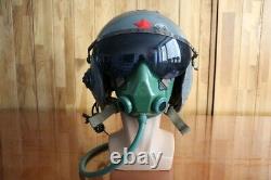 Fighter Pilot Helmet, Oxygen Mask For Chinese Air Force