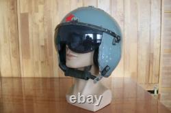 Fighter Pilot Helmet QTK-1 (1#/60cm), Pull Down Black Sunvisor, Dc-3 suit
