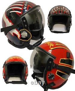 Fighter Pilot Maverick Helmet TOP Gun Movie Couple Maverick Goose or Rooster