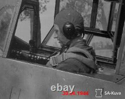 Finnish Air Force Named Pilot Flight Helmet WW2 Flying Helmet Messerschmitt 1944