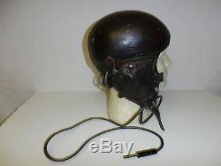 Fl-13 WW 2-post French leather Flight Helmet Pilot original IR16T