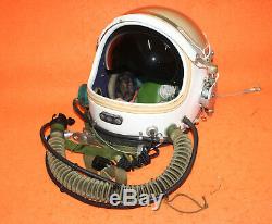 Flight Helmet 1# Airtight Astronaut Fighter Pilot Helmet +hat 0100