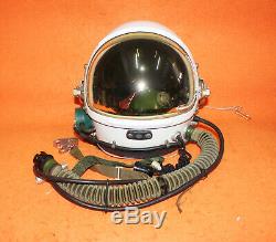 Flight Helmet 1# Airtight Astronaut Fighter Pilot Helmet +hat 0100