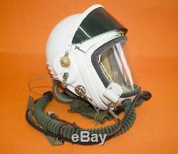 Flight Helmet 1# High Altitude Astronaut Space Pilots Pressured Flight Suit 0412