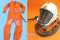 Flight Helmet 1# High Altitude Astronaut Space Pilots Pressured +Flight Suit 1#