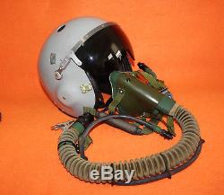 Flight Helmet AIR FORCE Pilot Helmet BEST HELMET OXYGEN MASK YM-6505 011CC