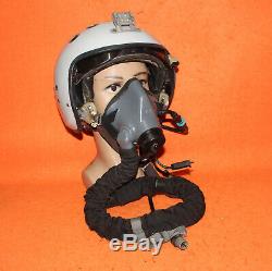 Flight Helmet Air Force Pilot Helmet Km-35 Oxygen Mask Largest 011