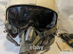 Flight Helmet Air Force Pilot Helmet +Oxygen Mask and hose connector