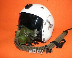 Flight Helmet Air Force Pilot Helmet SIZE1# XXL OXYGEN MASK YM-6M 0325