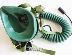 Flight Helmet Fighter Pilot Mesh Leather Helmet Oxygen Mask Goggles 0022