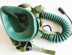 Flight Helmet Fighter Pilot Mesh Leather Helmet Oxygen Mask Goggles 1# NEW