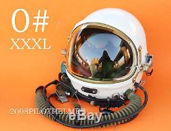 Flight Helmet High Altitude Astronaut Space Pilots Pressured 0# XXXL LARGEST