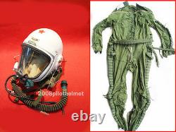 Flight Helmet High Altitude Astronaut Space Pilots Pressured 1# +FLIGHT SUIT1#