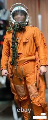 Flight Helmet High Altitude Astronaut Space Pilots Pressured Flight Suit 0101A