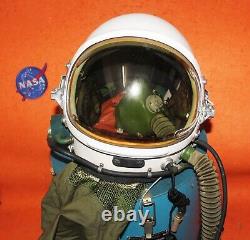 Flight Helmet High Altitude Astronaut Space Pilots Pressured+ Flight Suit