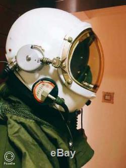 Flight Helmet High Altitude Astronaut Space Pilots Pressured +Flight Suit 1# XXL